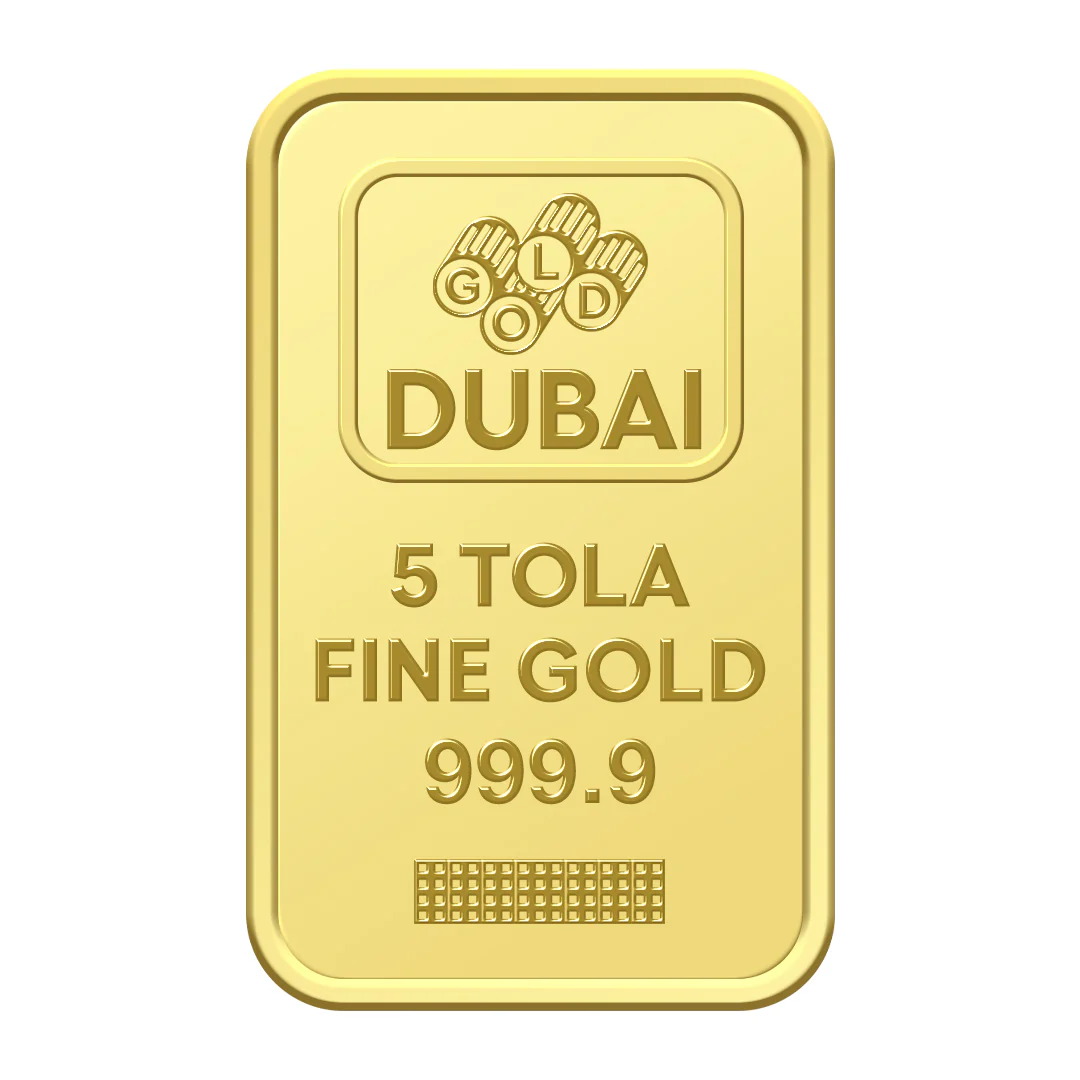 5 Tola Burj Khalifa Gold Bar 999.9 Purity - FKJGBR24K2334 - Image 2
