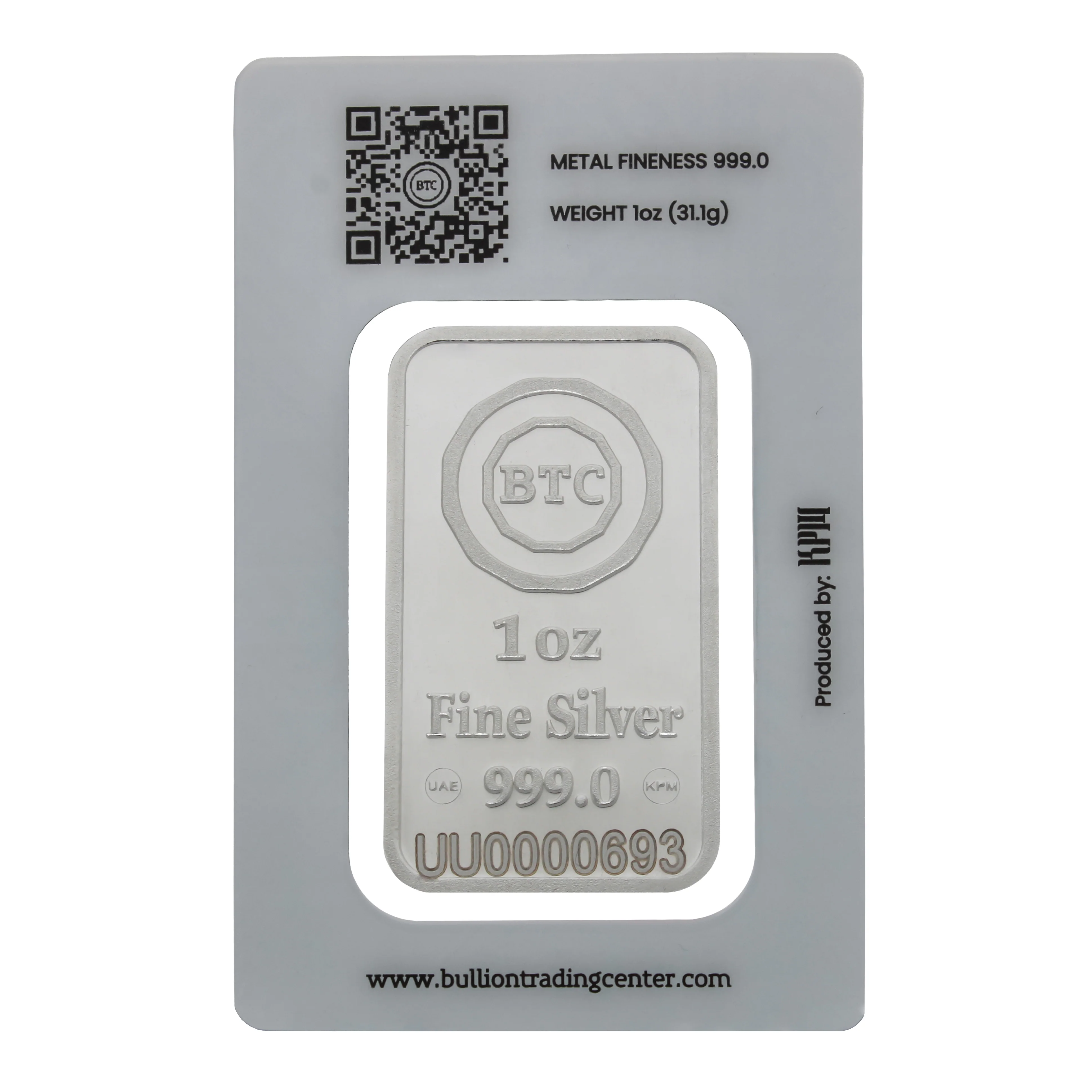 BTC 1 Ounce Ayat Al Kursi Silver Bar - FKJGBRSL6787 - Image 2