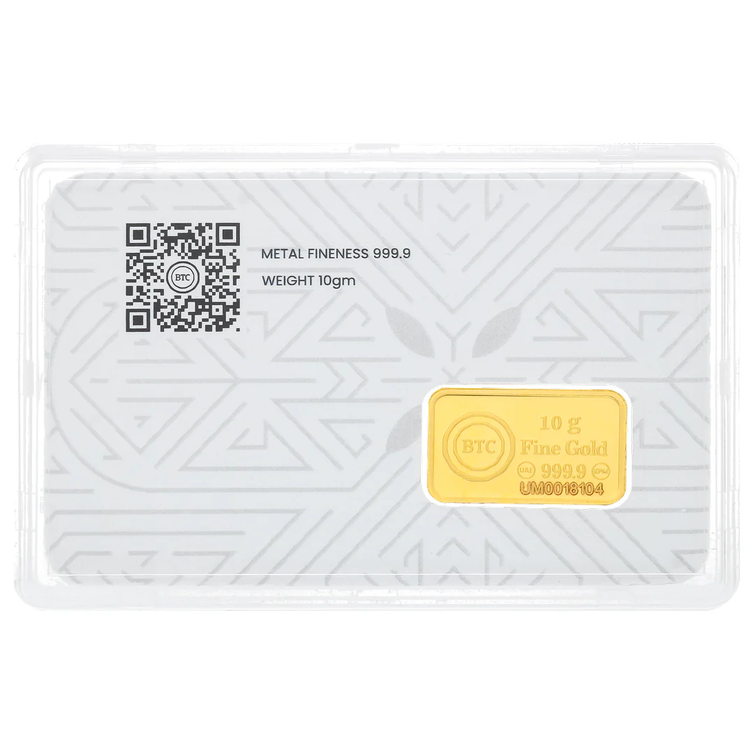 BTC 10 Grams Madina Gold Bar 24KT - FKJGBR24K6921 - Image 3