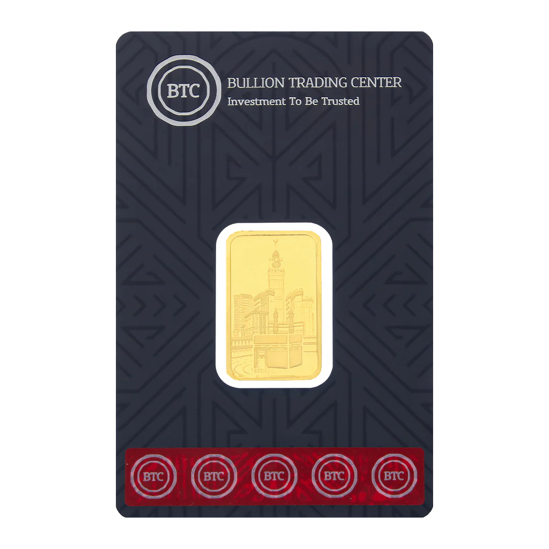 BTC 10 Grams Mecca Gold Bar 24KT 999.9 Purity - FKJGBR24K6834