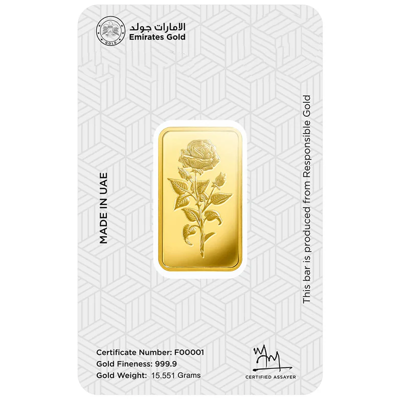 Emirates 1/2 Ounce 999.9 Purity Gold Bar - FKJGBR24K2203 - Image 4