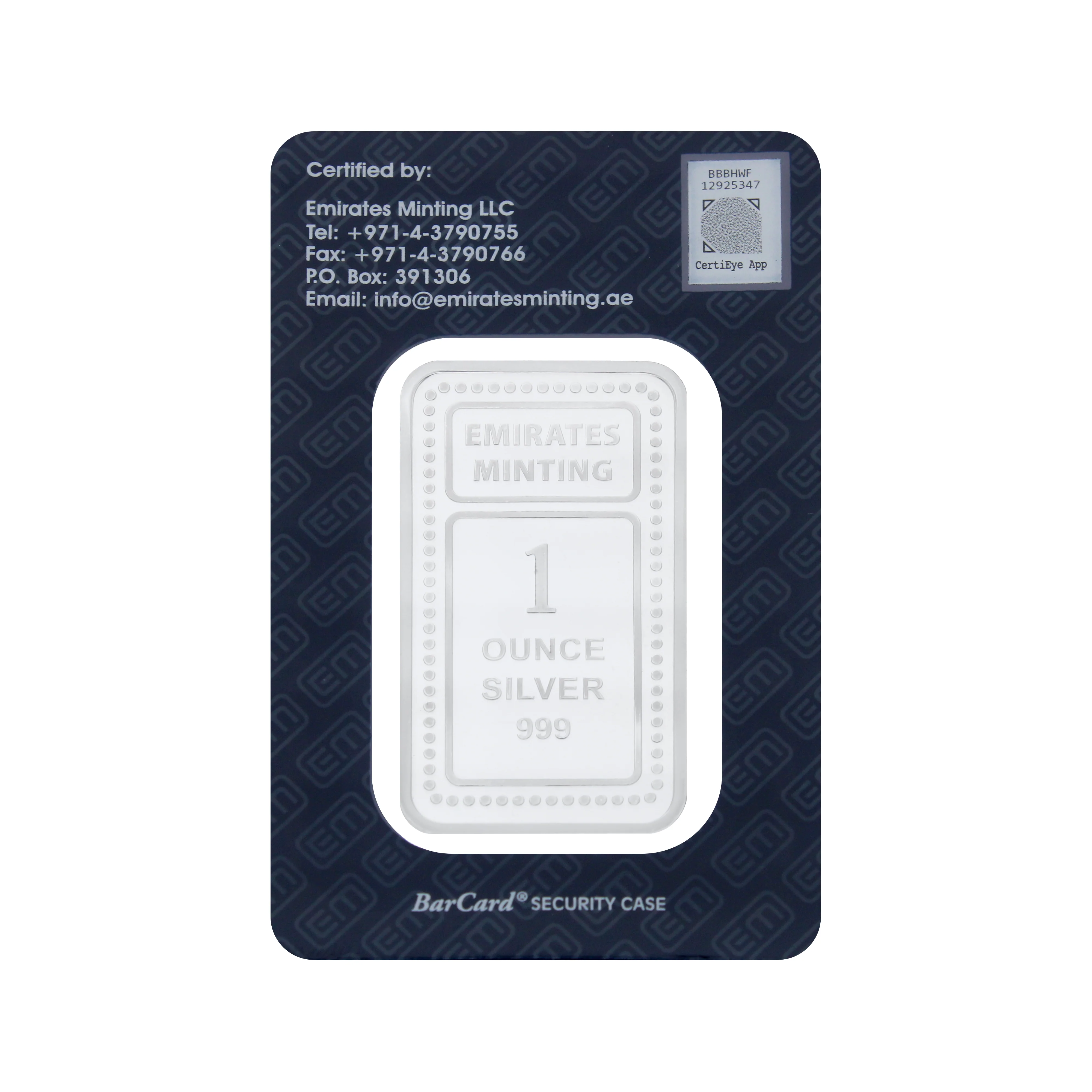 Emirates Minting 1 Ounce Makkah Silver Bar 999.0 Purity - FKJGBRSL6843 - Image 2