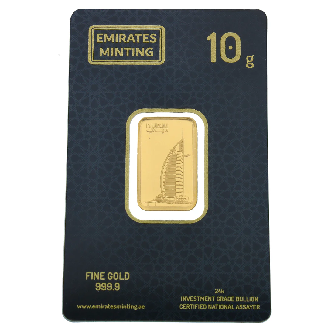 Emirates Minting 10 Grams Burj Al Arab Gold Bar 999.9 Purity - FKJGBR24K2339 - Image 3