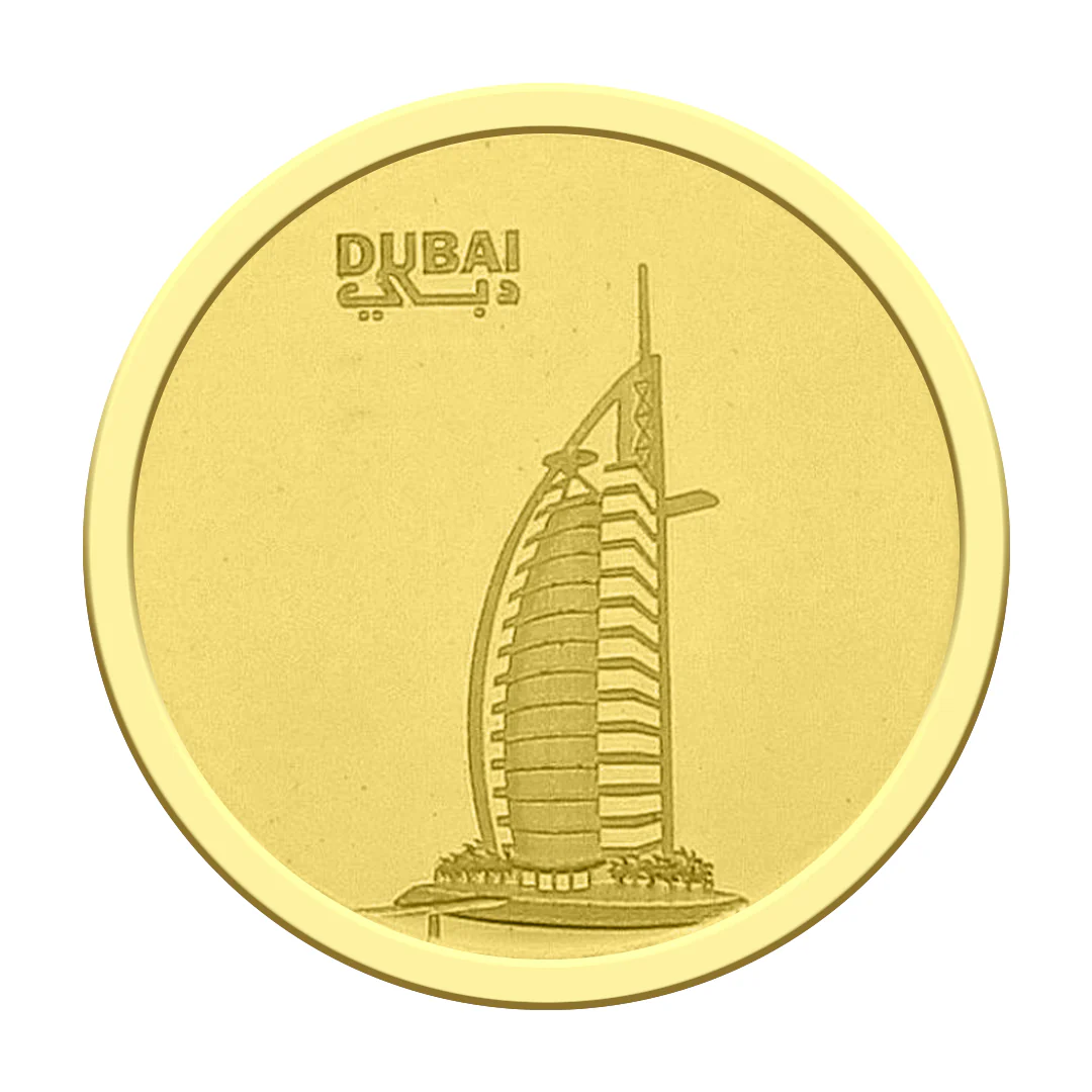 Emirates Minting Burj Al Arab 1 Gram Gold Coin 999.9 Purity - FKJCON24K2308 - Image 2