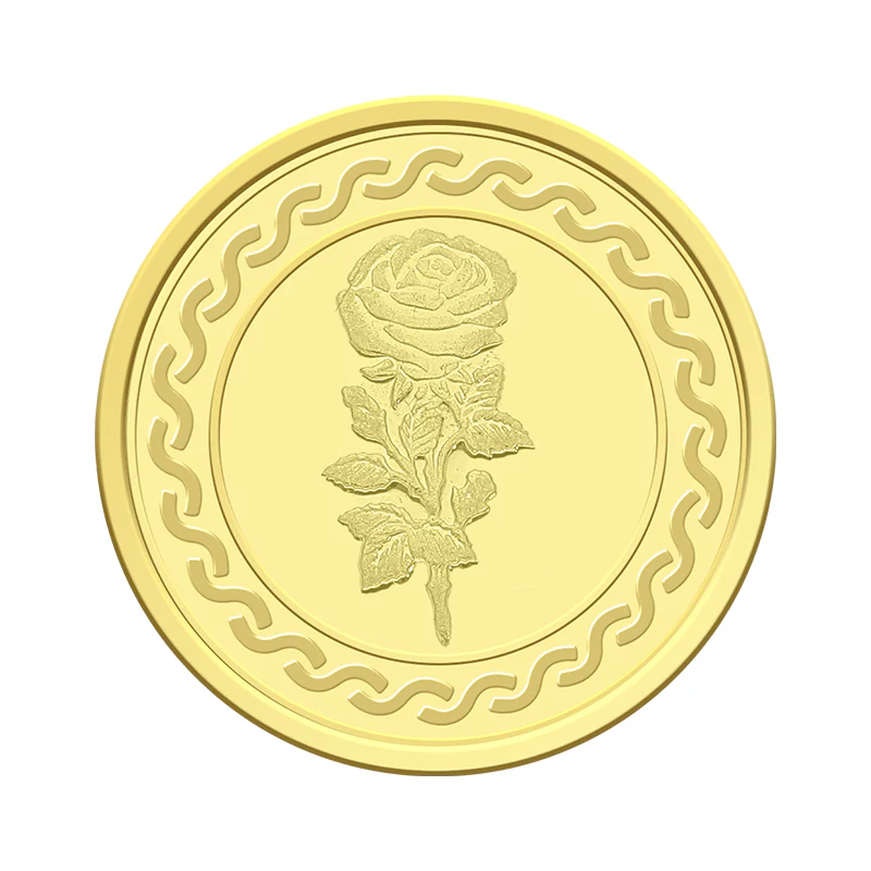 Gold 1 Gram Coin 24KT 999.9 Purity - FKJCON24KU4006 - Image 4