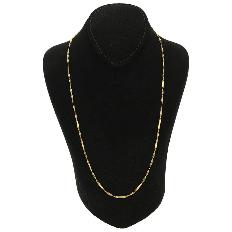 Gold 20 Inches Chain 21KT - FKJCN21K2413 - Image 4