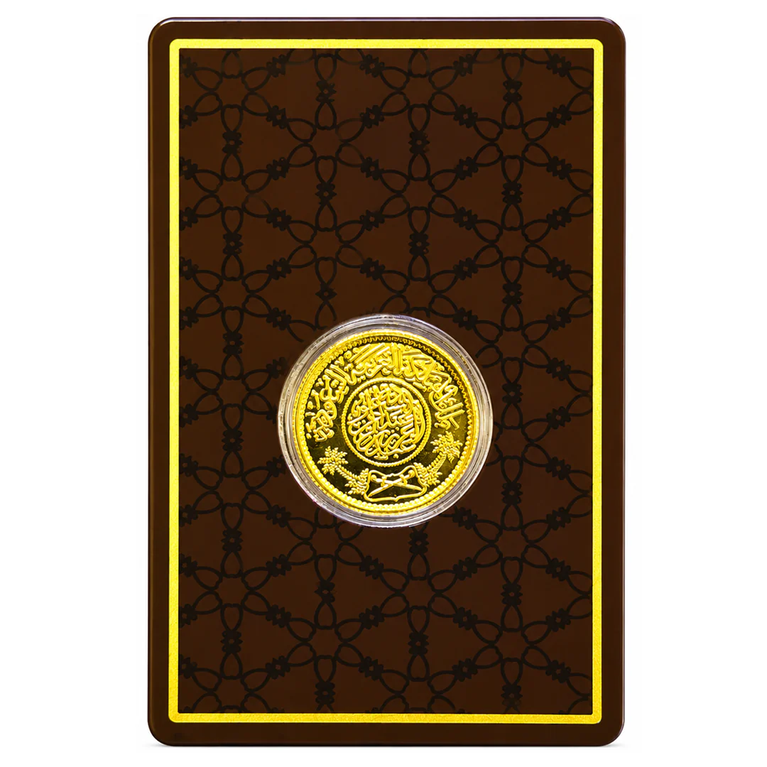 Gold 22KT Saudi Design 10 Grams Coin - FKJCON22K6973 - Image 2