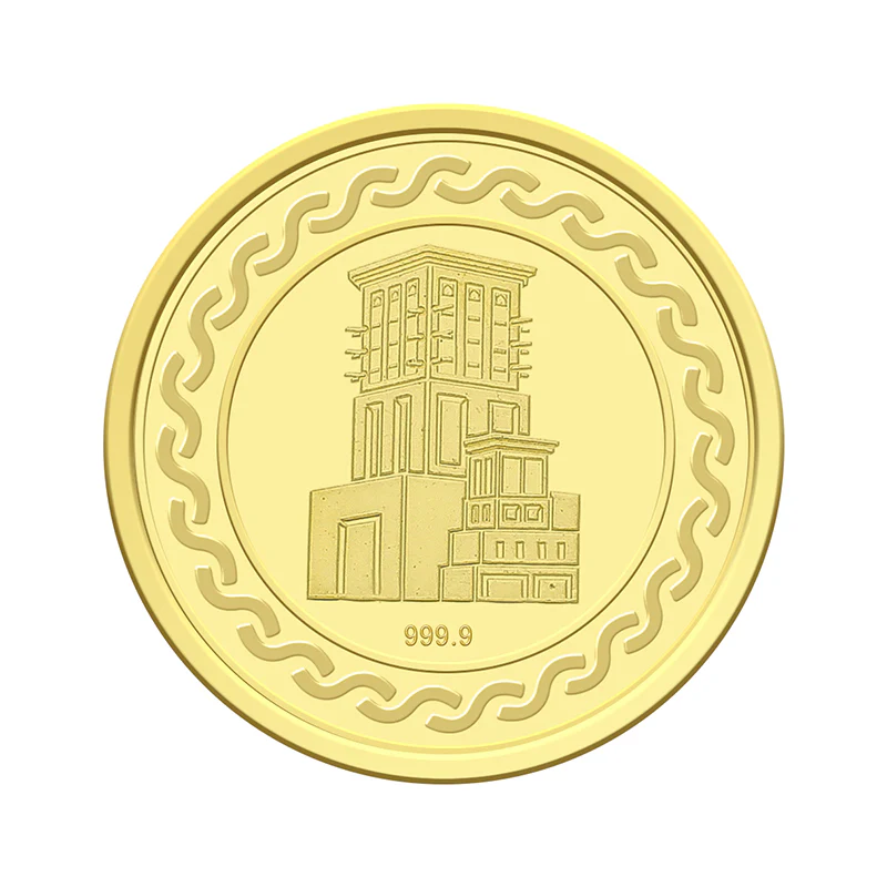 Gold 5 Gram Coin 24KT 999.9 Purity - FKJCON24KU6085 - Image 5