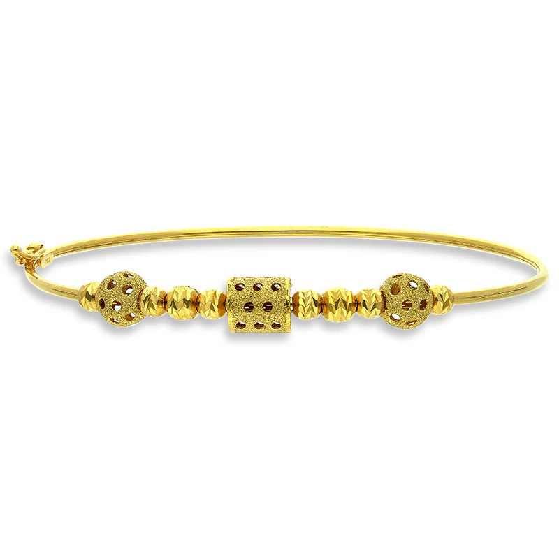 Gold Bangle in 18KT - FKJBNG18KU2001 - Image 3