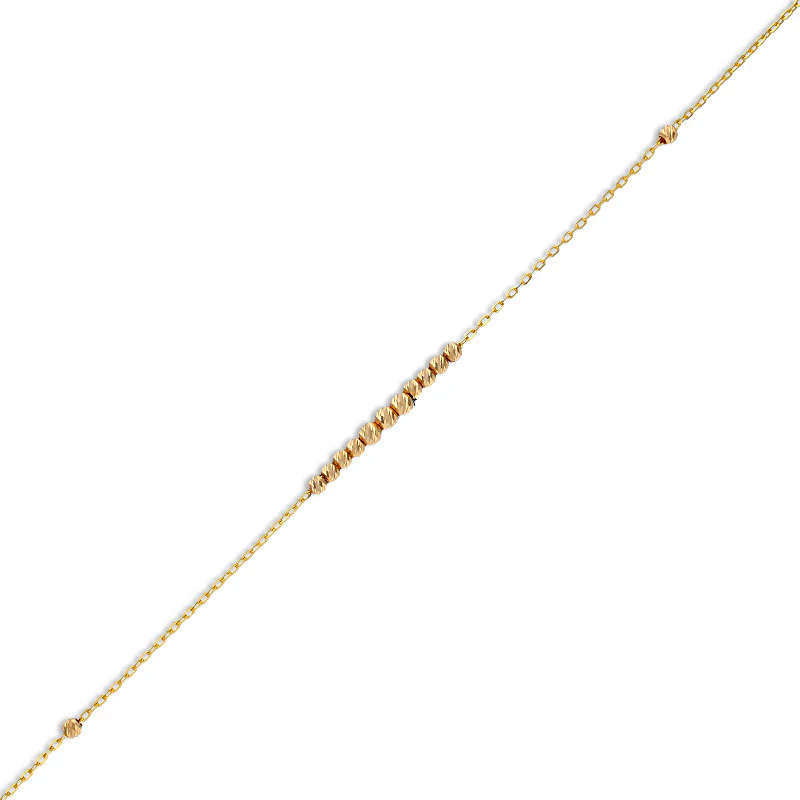 Gold Beads Bracelet 21KT - FKJBRL21KU6007 - Image 2