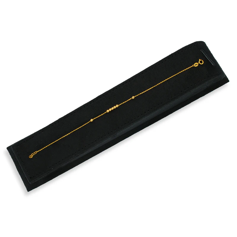 Gold Beads Bracelet 21KT - FKJBRL21KU6058 - Image 4