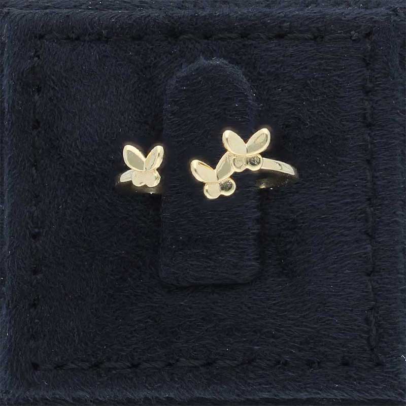 Gold Butterfly Ring 18KT - FKJRN18KU2102 - Image 8