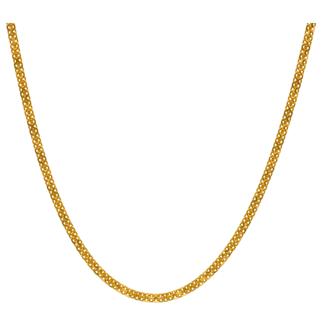 Gold Carpet Chain 22KT - FKJCN22KU6638 - Image 2