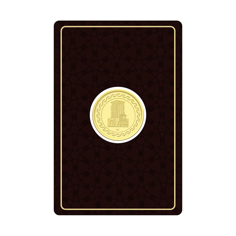 Gold Coin 1 Gram 22KT - FKJCON22K2230 - Image 4