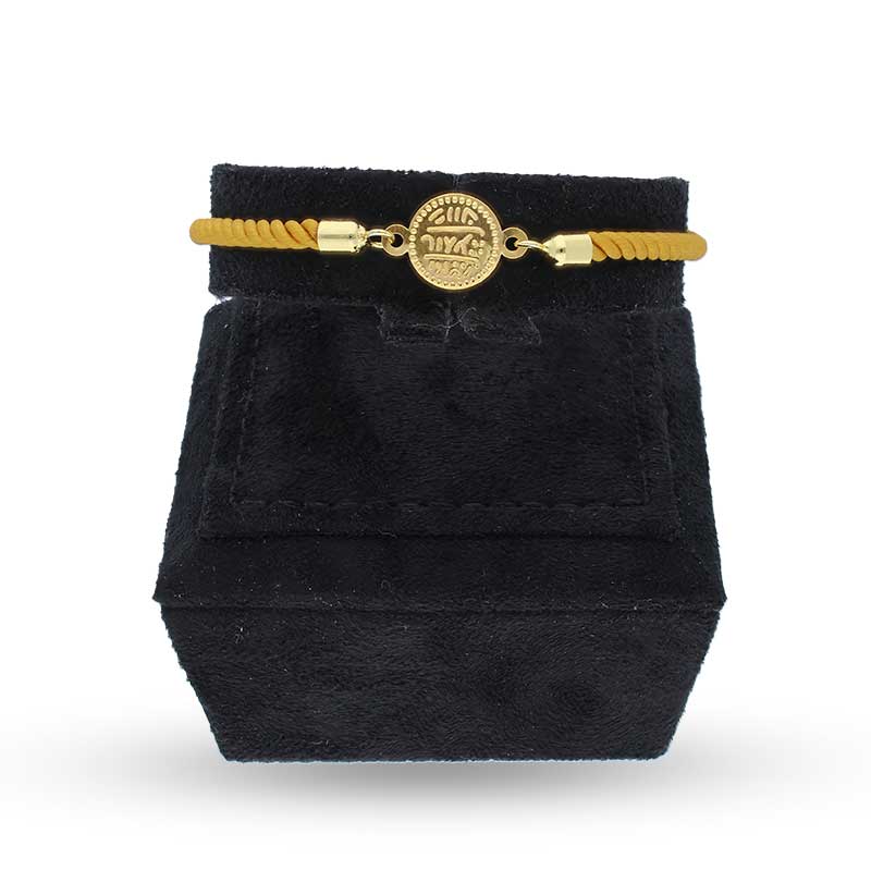 Gold Coin String Bracelet 21KT - FKJBRL21KU1064 - Image 3
