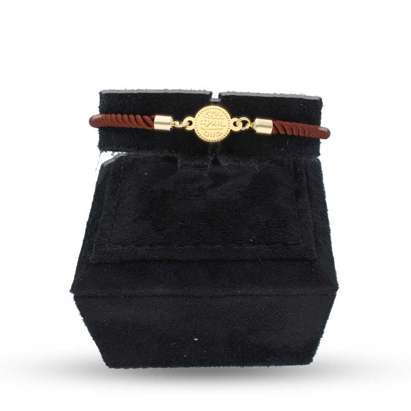 Gold Coin String Bracelet 21KT - FKJBRL21KU6582 - Image 11
