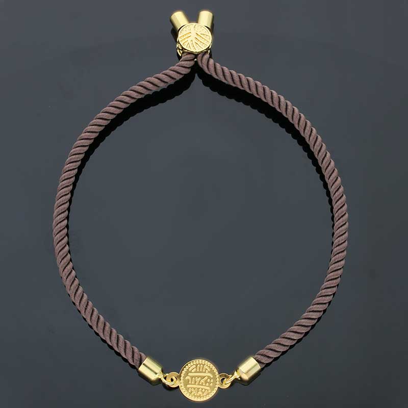 Gold Coin String Bracelet 21KT - FKJBRL21KU6582 - Image 71