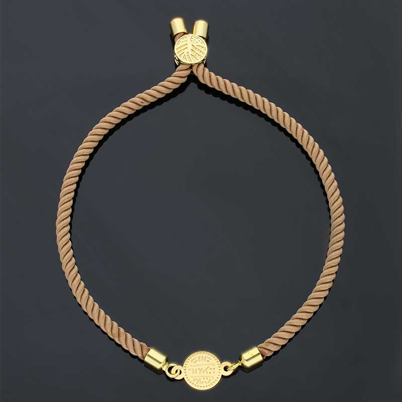 Gold Coin String Bracelet 21KT - FKJBRL21KU6582 - Image 73