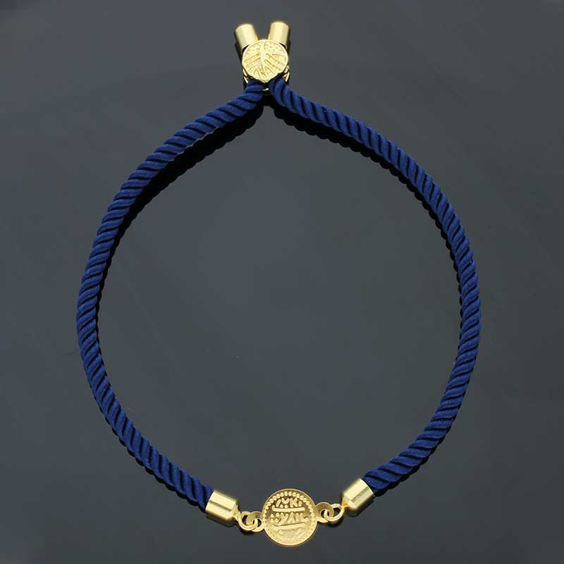 Gold Coin String Bracelet 21KT - FKJBRL21KU6582 - Image 75