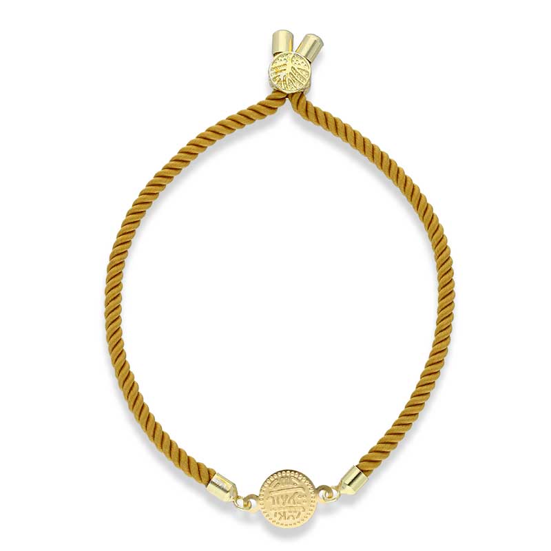 Gold Coin String Bracelet 21KT - FKJBRL21KU6582 - Image 88