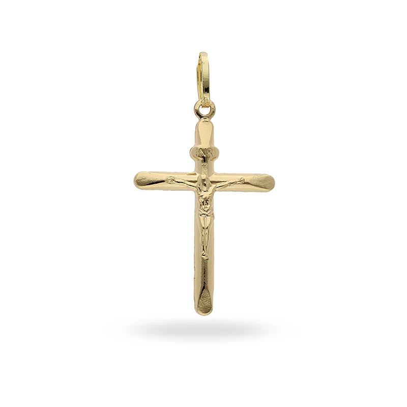 Gold Cross Pendant 18KT - FKJPND18KU1002