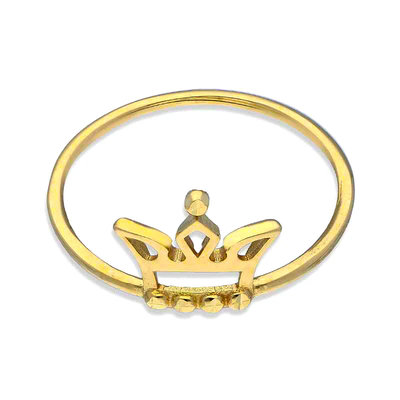 Gold Crown Ring 18KT - FKJRN18KU2097 - Image 2