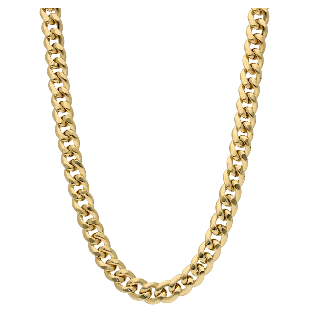 Gold Curb Chain 18KT - FKJCN18KU6587 - Image 2