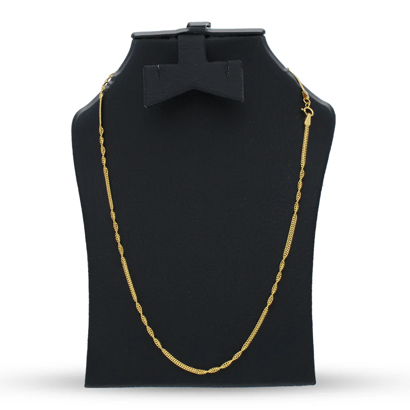 Gold Disco Chain 21KT - FKJCN21KU3007 - Image 3