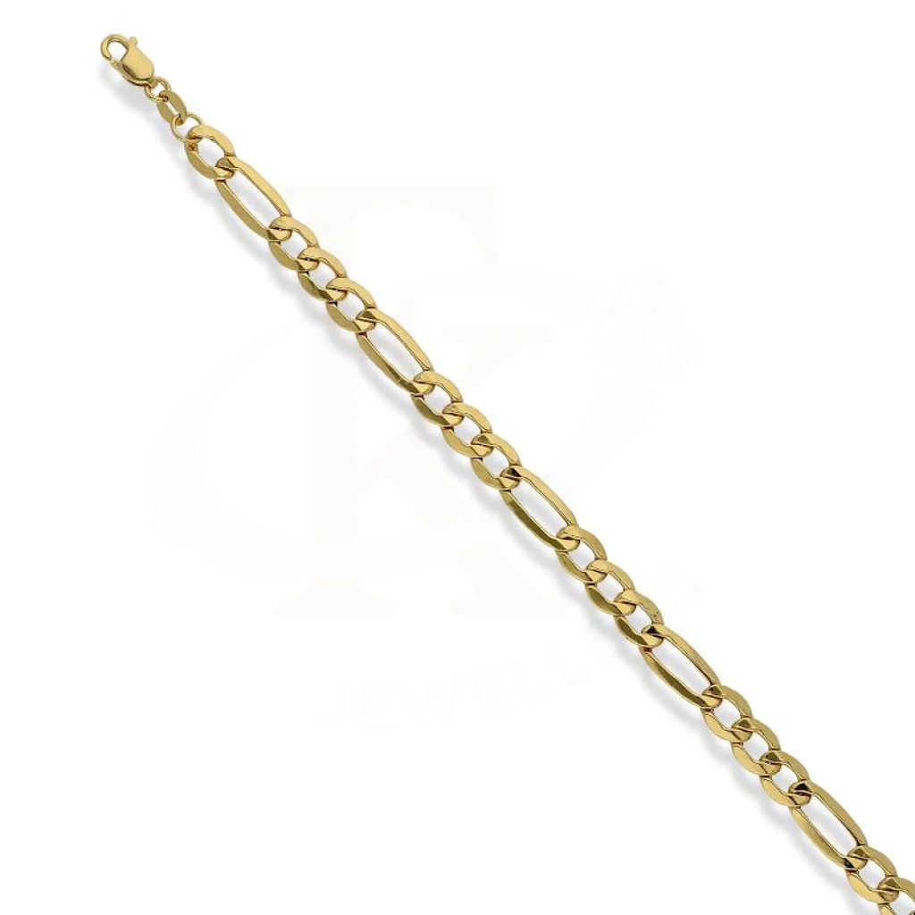 Gold Figaro Bracelet 18KT - FKJBRL18KU6566 - Image 4