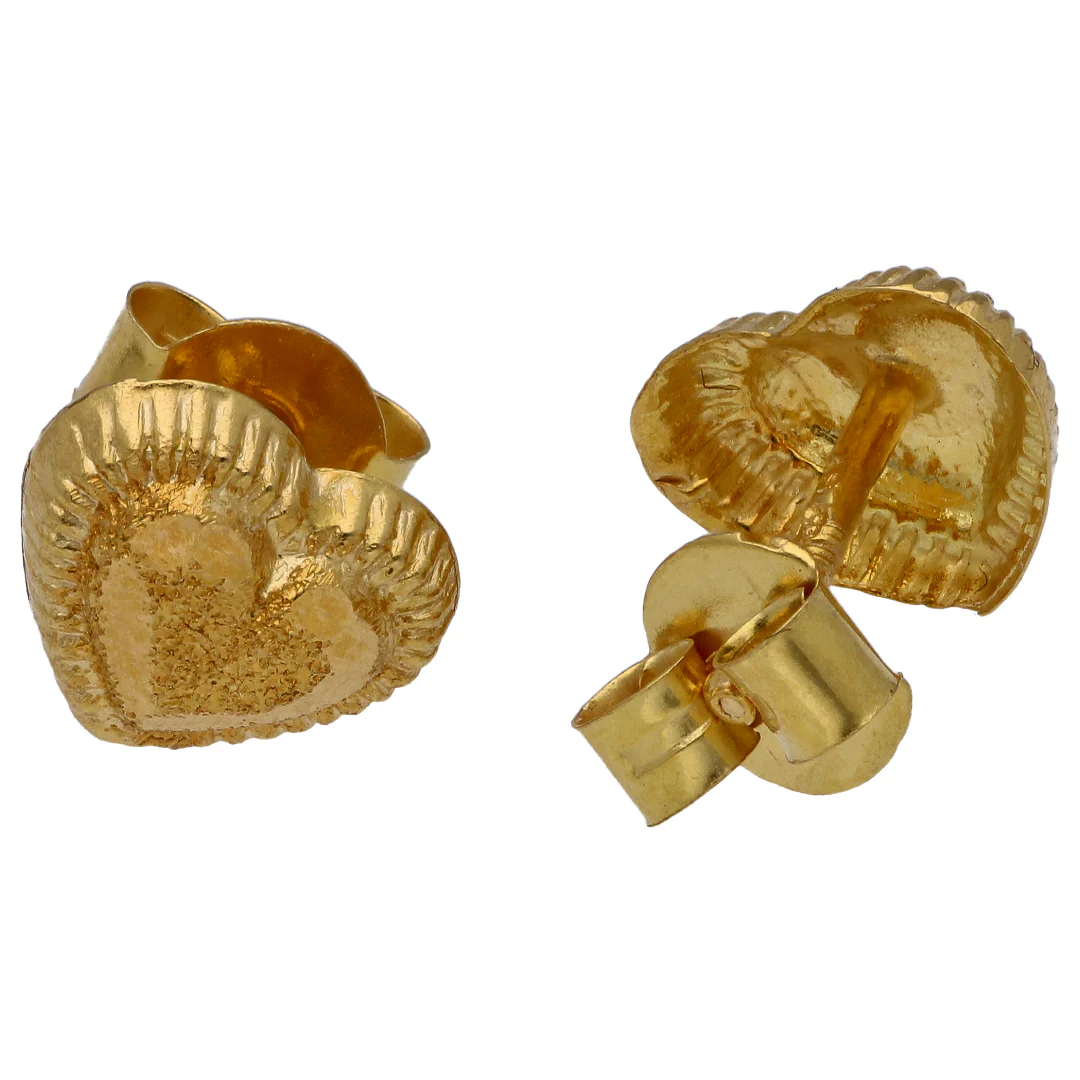 Gold Heart Shaped Pendant Set 18KT -FKJNKLST18KU6525 - Image 4