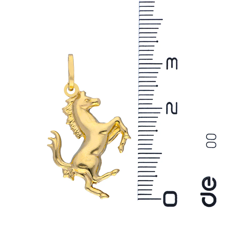 Gold Horse Pendant 18KT - FKJPND18KU1099 - Image 2