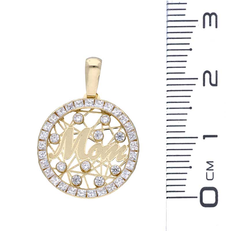 Gold Mom Pendant 18KT - FKJPND18KU1149 - Image 2