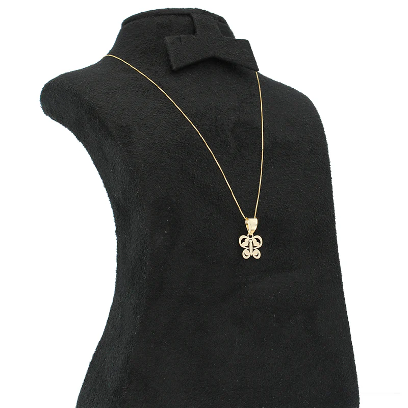 Gold Necklace (Chain with Butterfly Pendant) 18KT - FKJNKL18KU1026 - Image 3