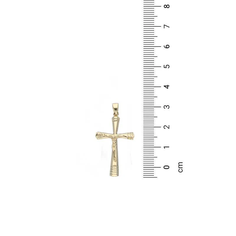 Gold Necklace (Chain with Cross Pendant) 18KT - FKJNKL18KU1136 - Image 4