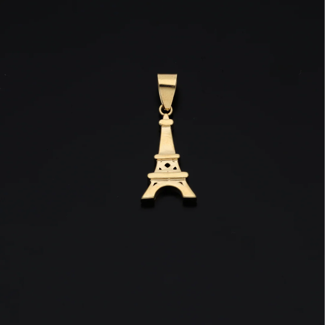 Gold Necklace (Chain with Eiffel Tower Pendant) 18KT - FKJNKL18KU6144 - Image 2