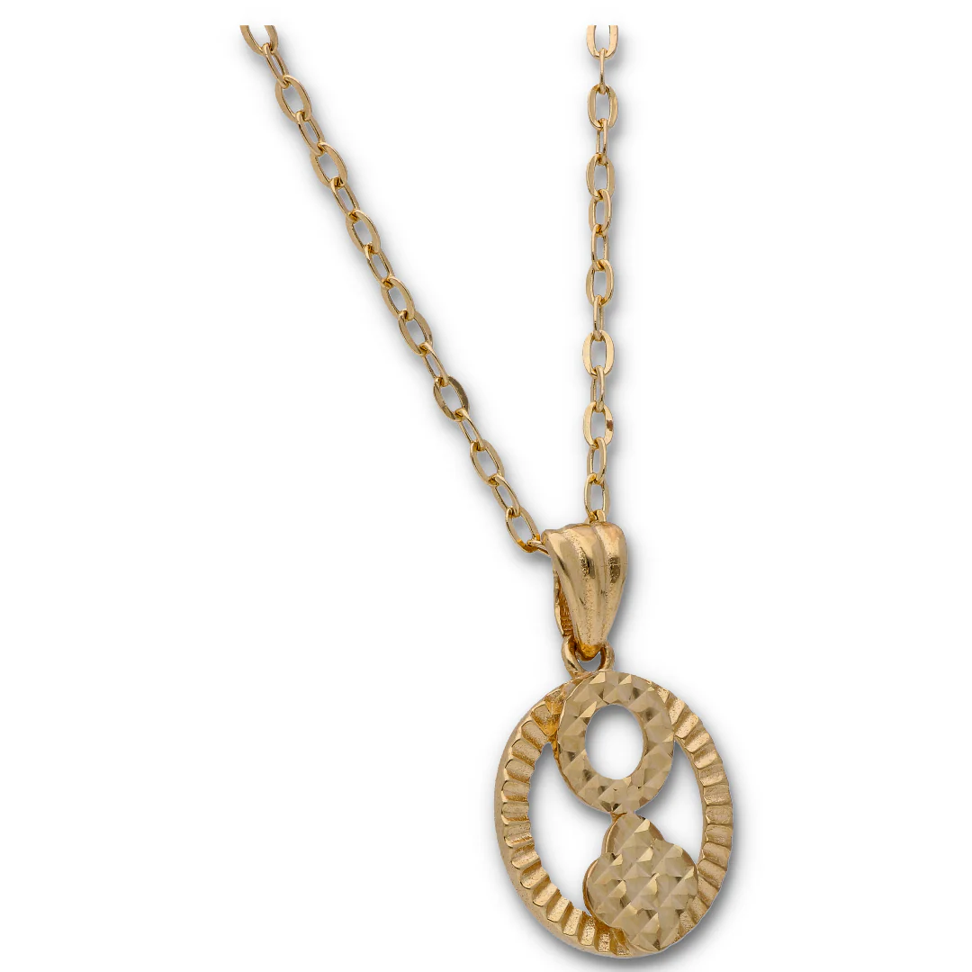Gold Necklace (Chain with Gold Pendant) 18KT - FKJNKL18KU6125 - Image 4