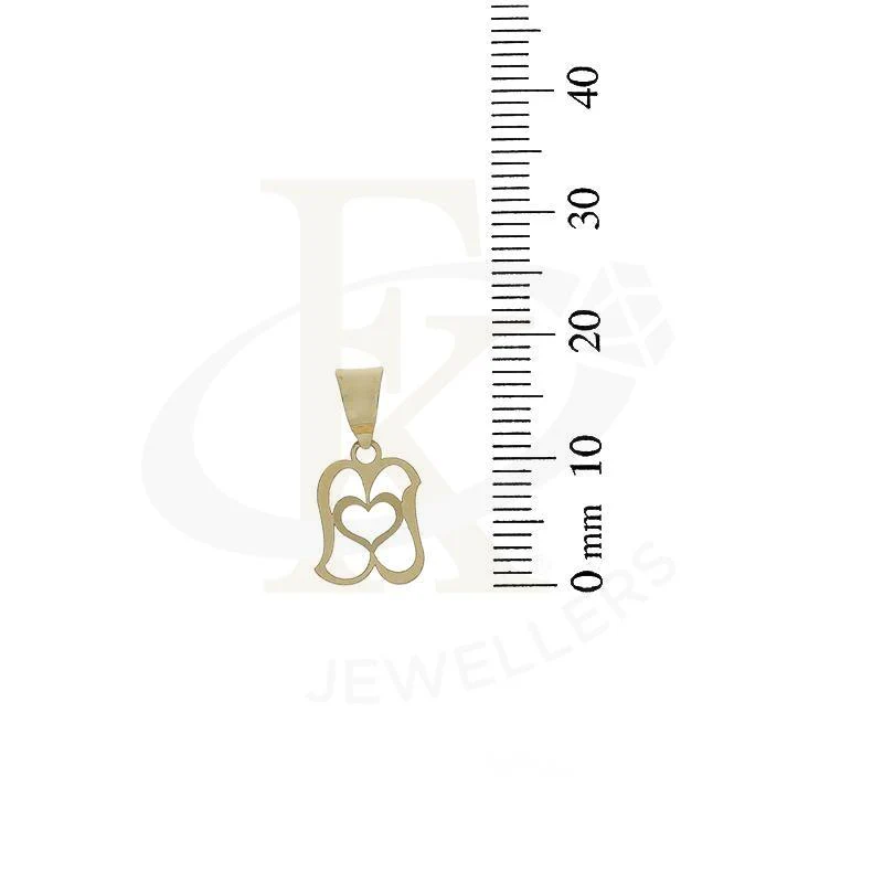 Gold Necklace (Chain with Heart Pendant) 18KT - FKJNKL18K2328 - Image 6