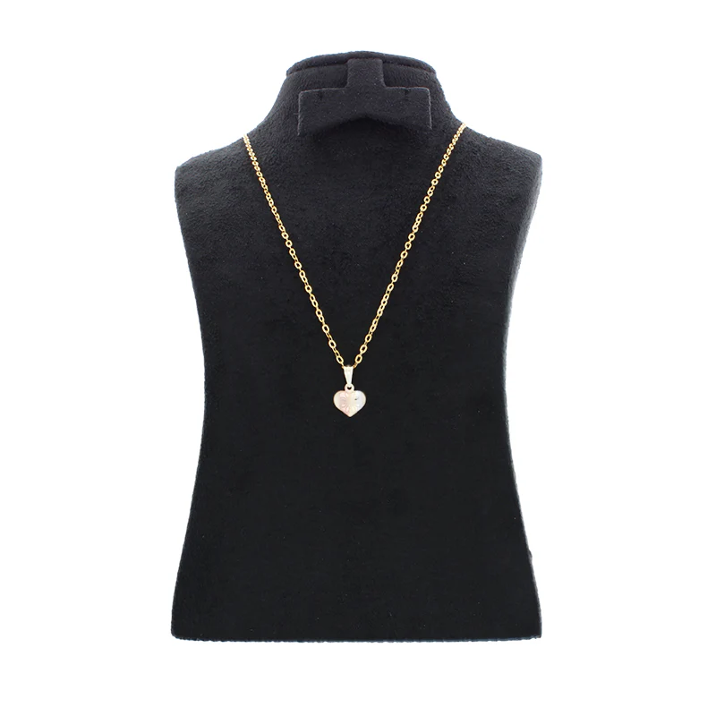 Gold Necklace (Chain with Heart Pendant) 18KT - FKJNKL18KU1057 - Image 3