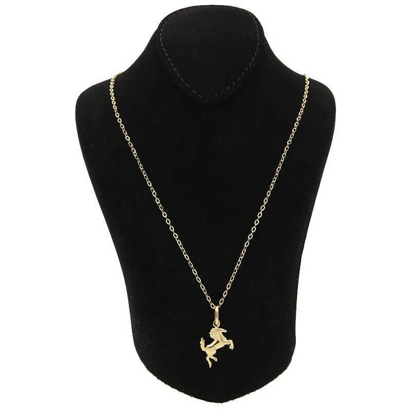 Gold Necklace (Chain with Horse Pendant) 18KT - FKJNKL18K2524 - Image 4