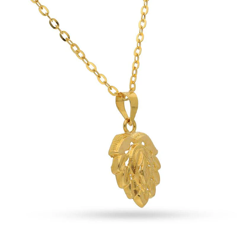 Gold Necklace (Chain with Pendant) 18KT - FKJNKL1214 - Image 2
