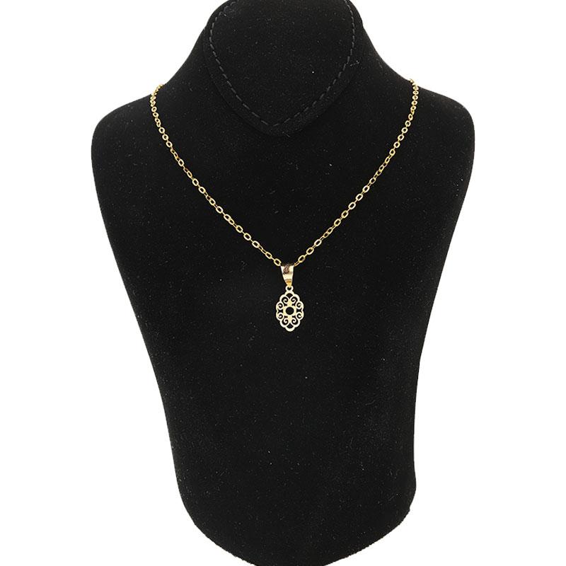 Gold Necklace (Chain with Pendant) 18KT - FKJNKL18K2086 - Image 3