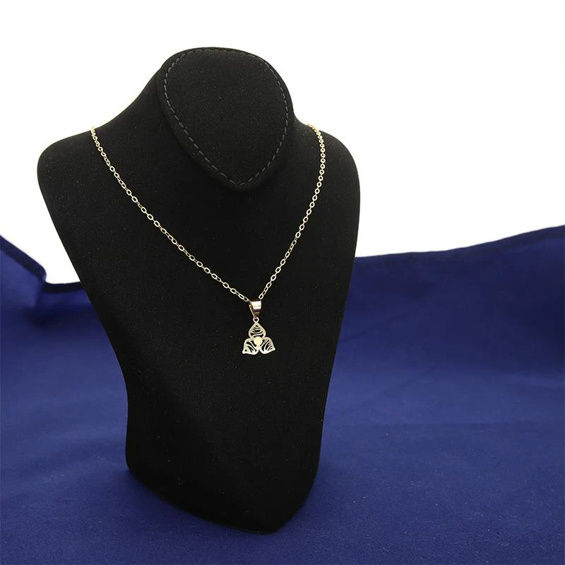 Gold Necklace (Chain with Pendant) 18KT - FKJNKL18K2376 - Image 4
