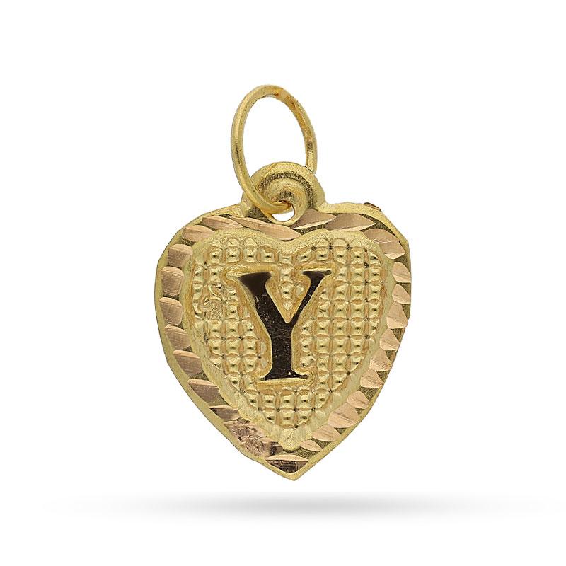 Gold Alphabet Pendant 18KT - FKJPND1452 - Image 23