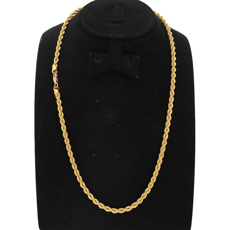 Gold Rope Chain 22KT - FKJCN22K2125 - Image 2