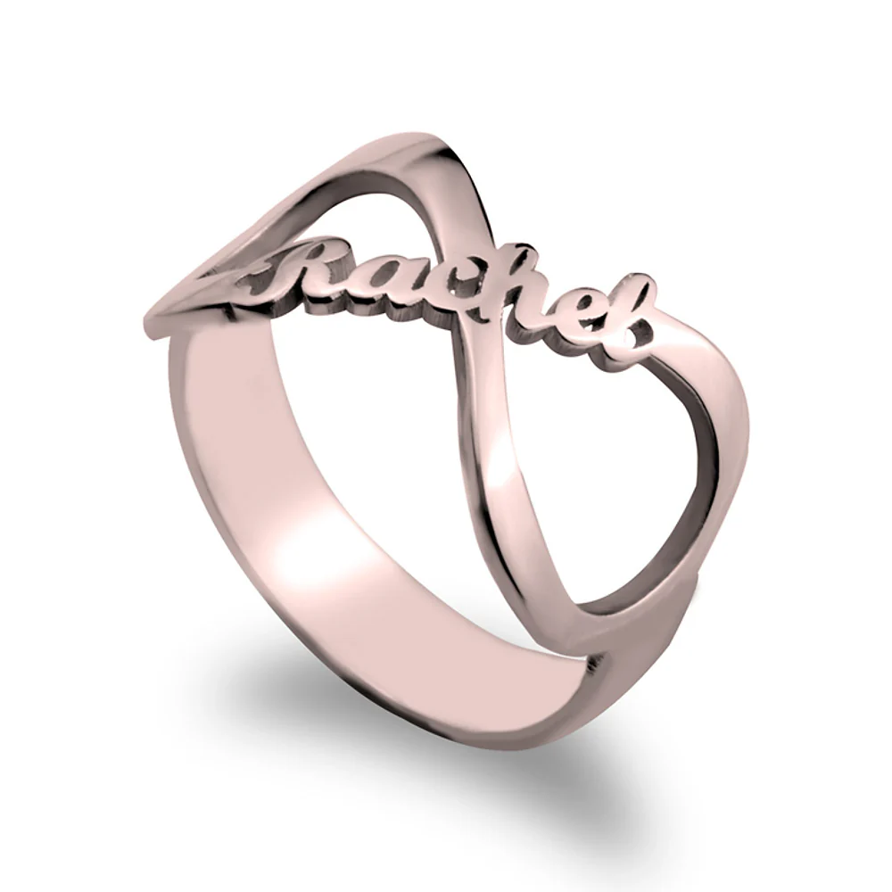Gold & Silver Personalized Infinity Name Ring - FKJRNU6237 - Image 5
