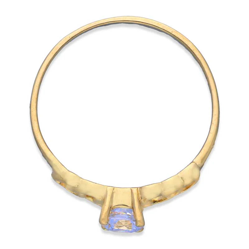 Gold Solitaire Ring 18KT - FKJRN18KU2001 - Image 5
