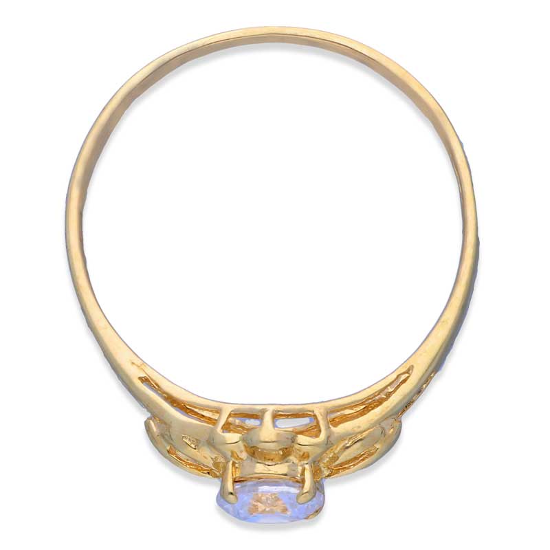 Gold Solitaire Ring 18KT - FKJRN18KU2002 - Image 3