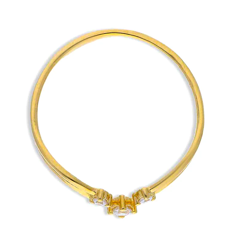 Gold Solitaire Ring 18KT - FKJRN18KU2092 - Image 5