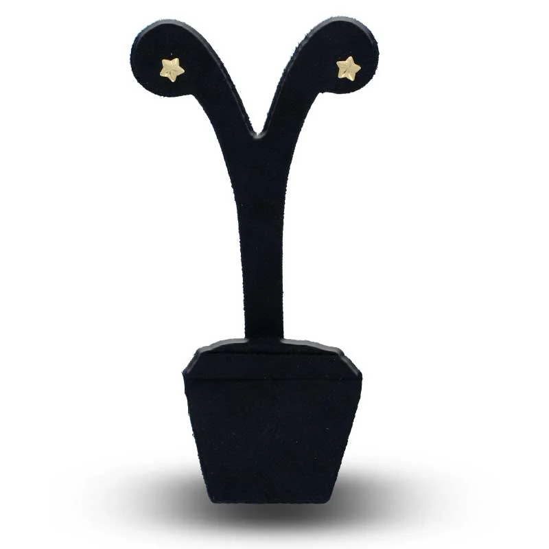 Gold Star Shaped Stud Earrings 18KT - FKJERN18KU3031 - Image 4