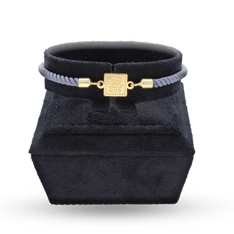 Gold String Bracelet 21KT - FKJBRL21KU1093 - Image 3